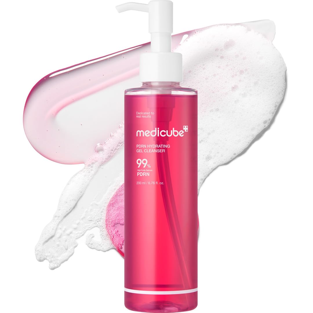 Medicube PDRN Jelly to Foam Cleanser bottle offers a gentle daily cleanse for all skin types.
