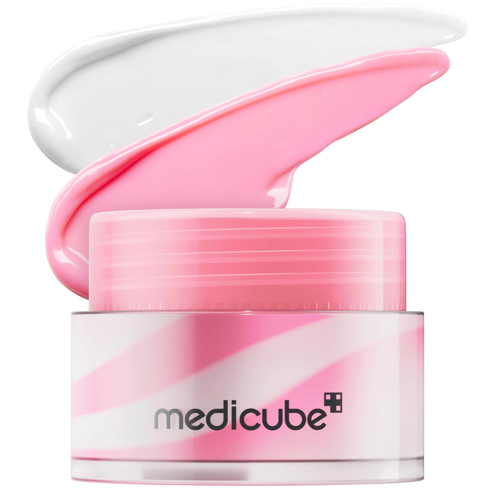 Medicube PDRN lip mask packaging signals premium overnight hydration.
