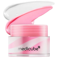 Medicube PDRN lip mask packaging signals premium overnight hydration.