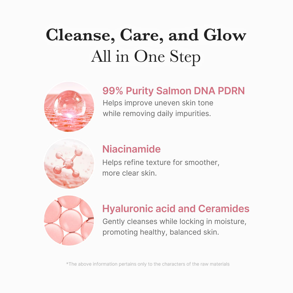 Medicube PDRN Marshmallow Whip Cleanser in hand ready for daily cleansing ritual