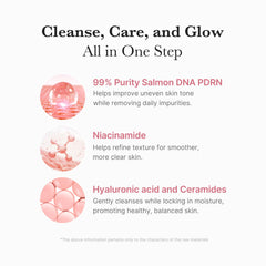 Medicube PDRN Marshmallow Whip Cleanser in hand ready for daily cleansing ritual