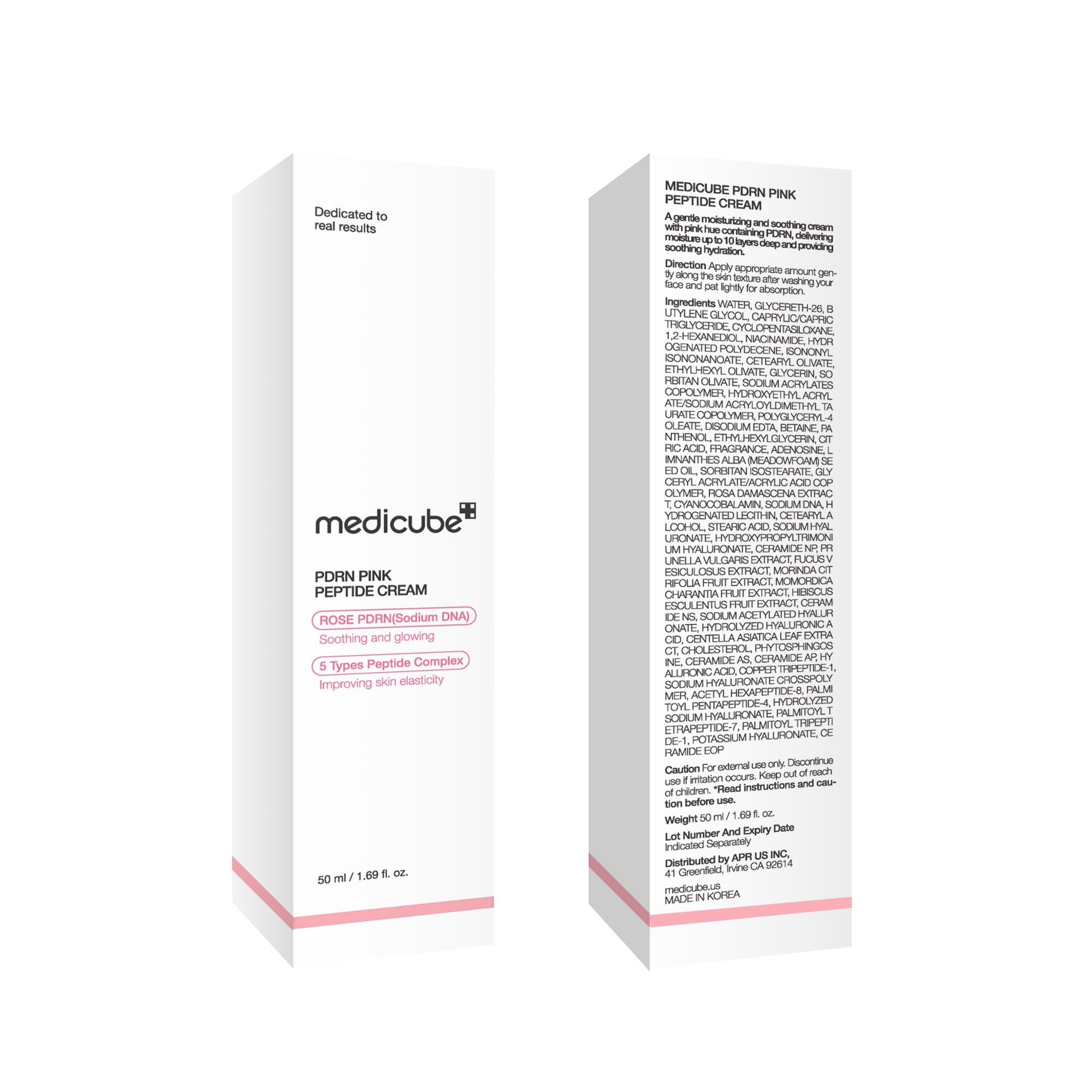 Applying Medicube PDRN Pink Cream for daily moisture and glow.