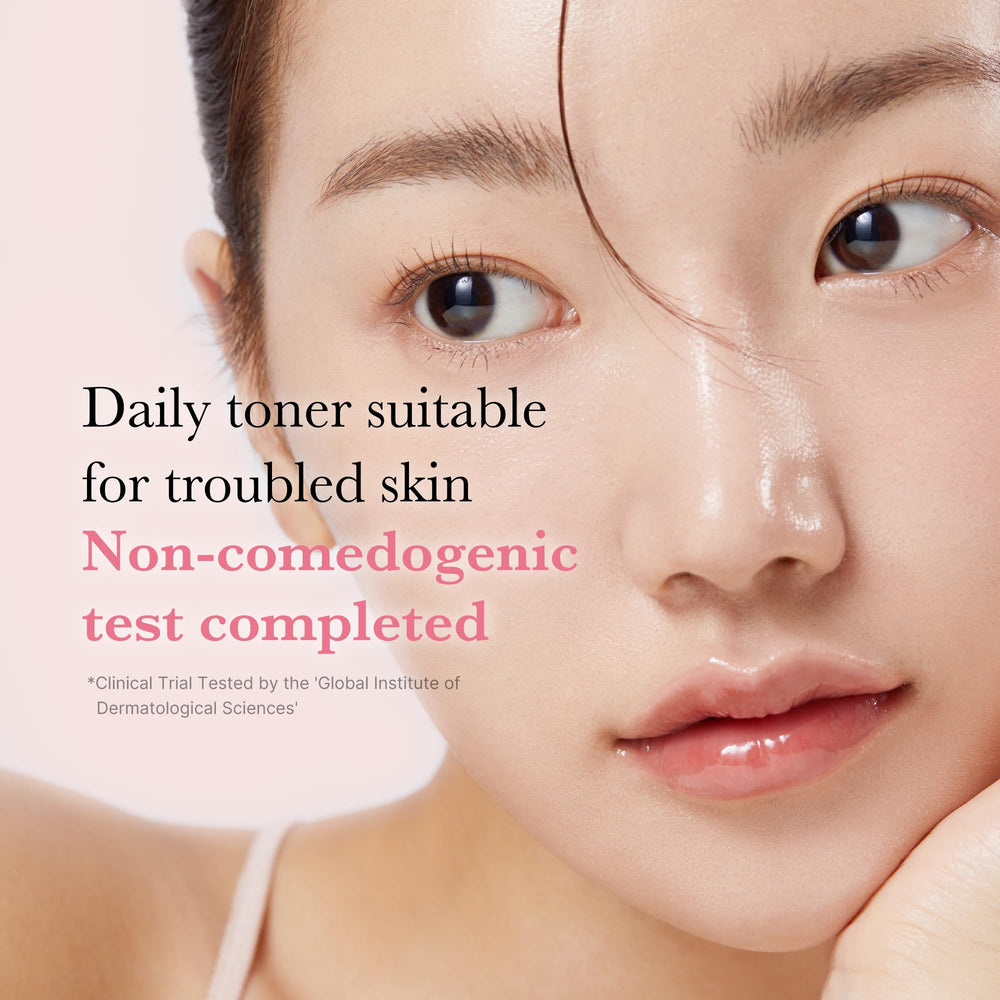 Medicube PDRN Pink Niacinamide Milky Toner delivering dewy, moisturized skin after use