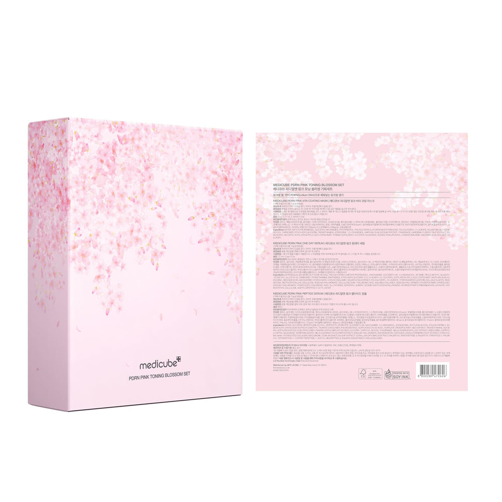 Medicube Pink PDRN Trio ingredients label highlighting salmon DNA PDRN