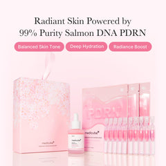 Medicube Pink PDRN Trio pink vitamin mask close-up for hydration and tone