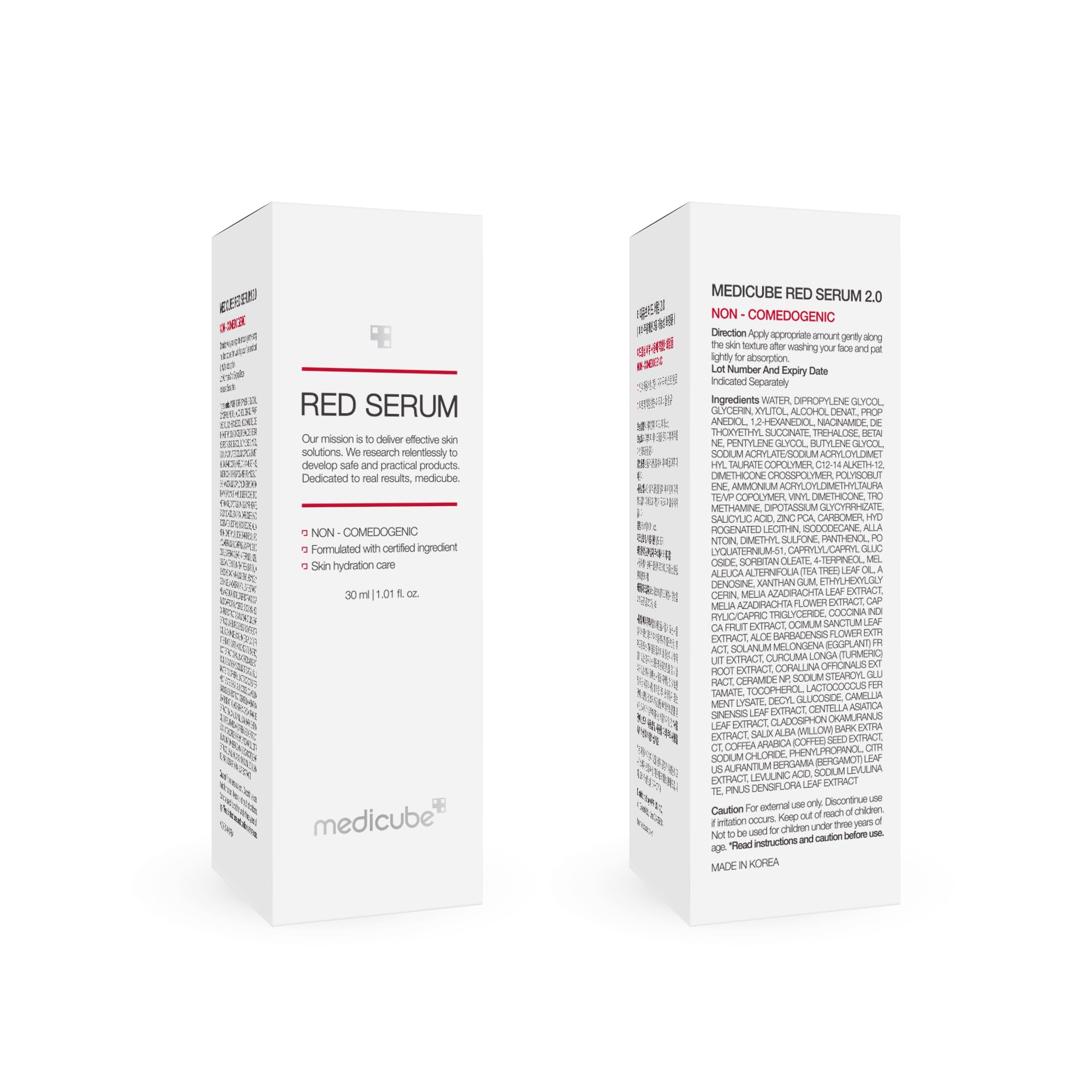 Medicube Red Serum 2.0 final-look indicates balanced finish for all skin types