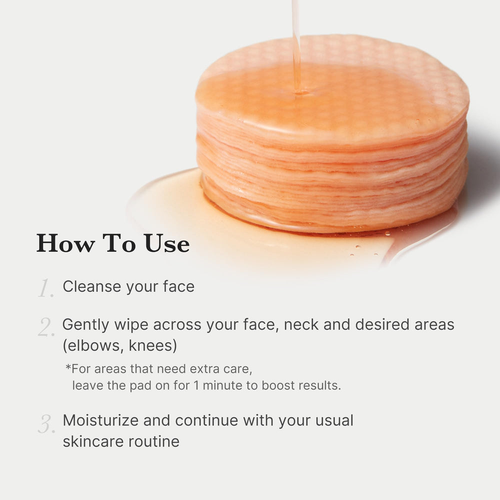 Medicube Red Succinic Pad texture supports daily-use exfoliation.