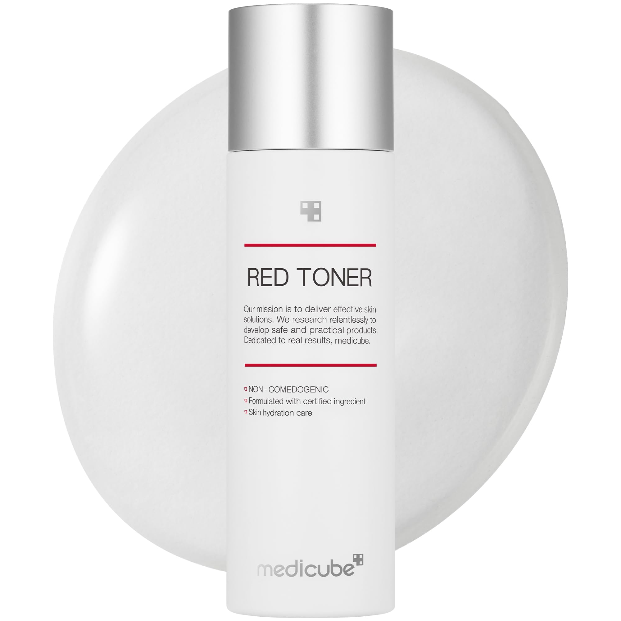 Medicube Red Toner 2.0 bottle pour for calm, balanced skin