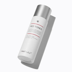 Medicube Red Toner 2.0 ingredients feature highlighting BHA and Niacinamide