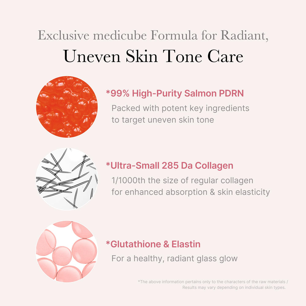 medicube Salmon DNA PDRN glutathione elastin image supporting balanced tone