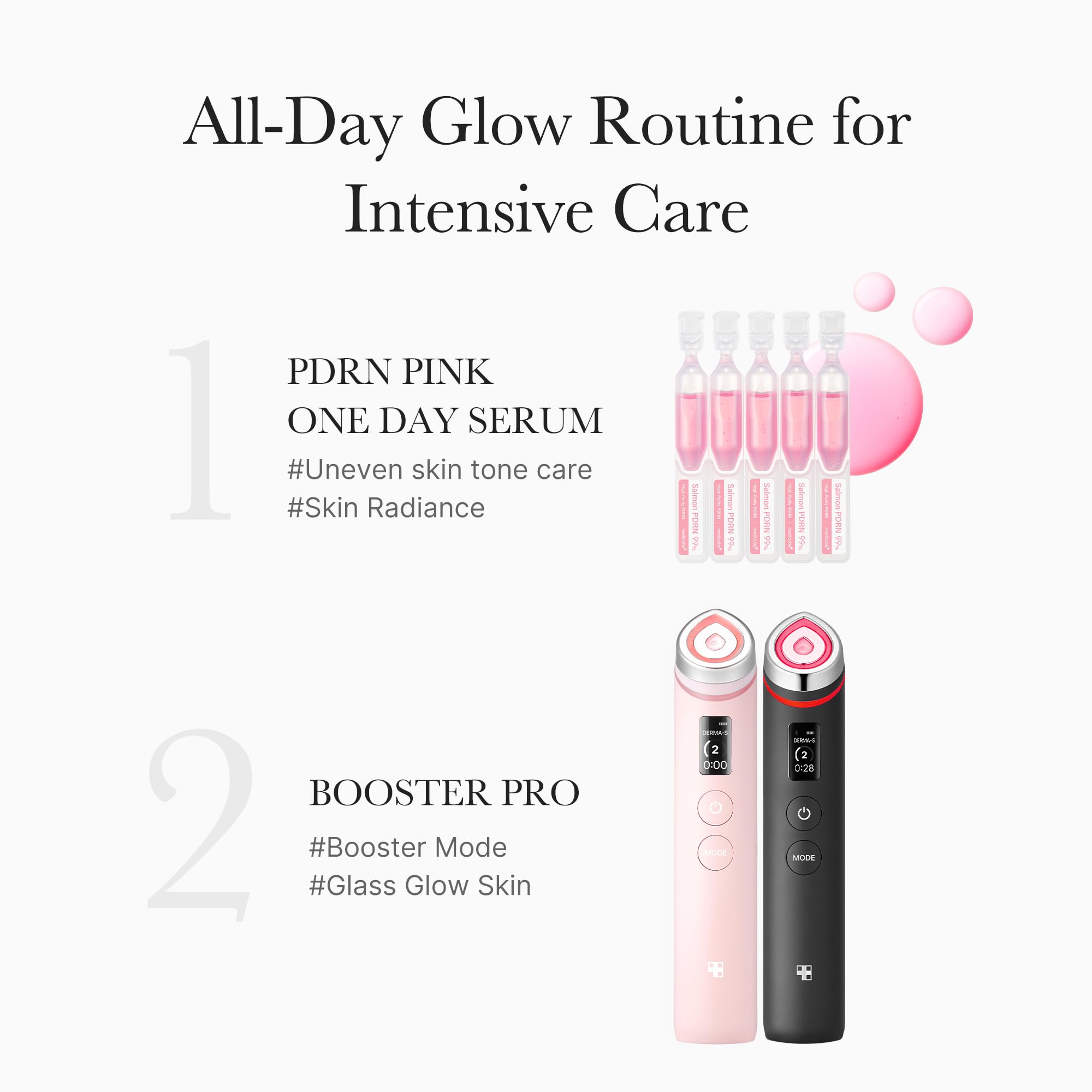 medicube Salmon DNA PDRN hydration and radiance boost close-up