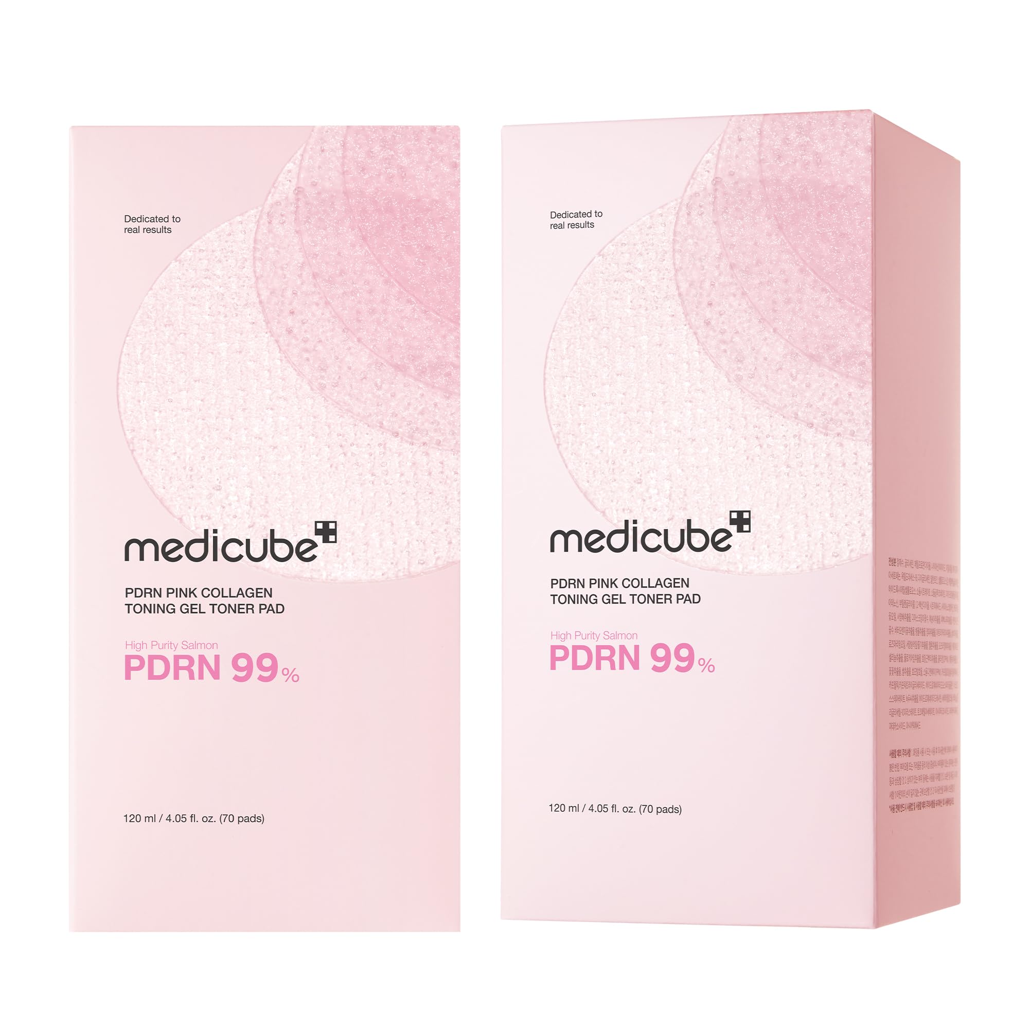 Medicube Salmon DNA PDRN jelly pad usage scene on vanity for routine care