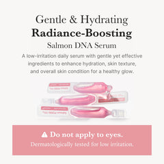 medicube Salmon DNA PDRN pink-drop ampoule open ready for application