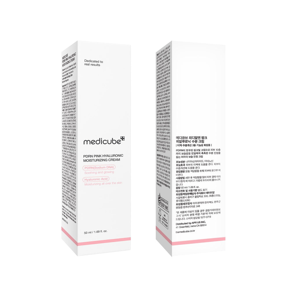 medicube Salmon DNA PDRN pink moisturizing cream barrier-care focus may refine pores