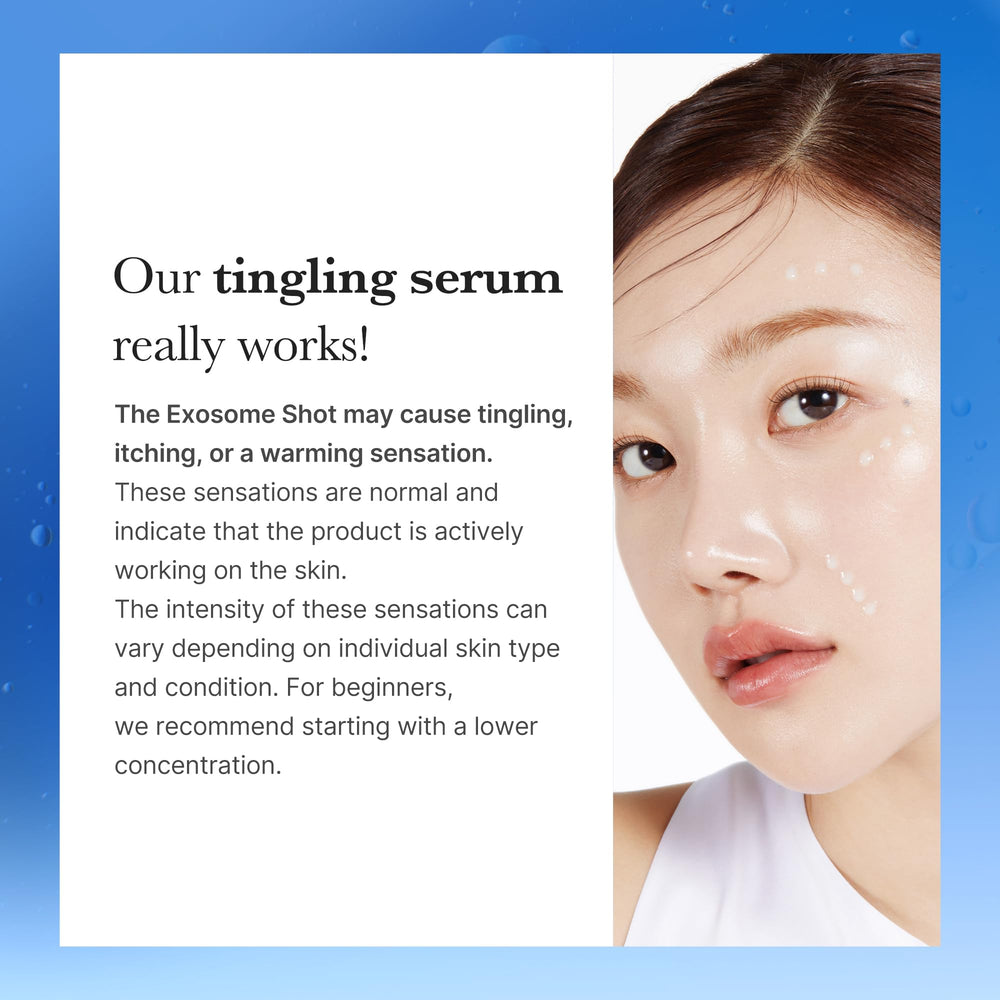 Medicube serum texture closeup showing smooth, radiant-looking skin.