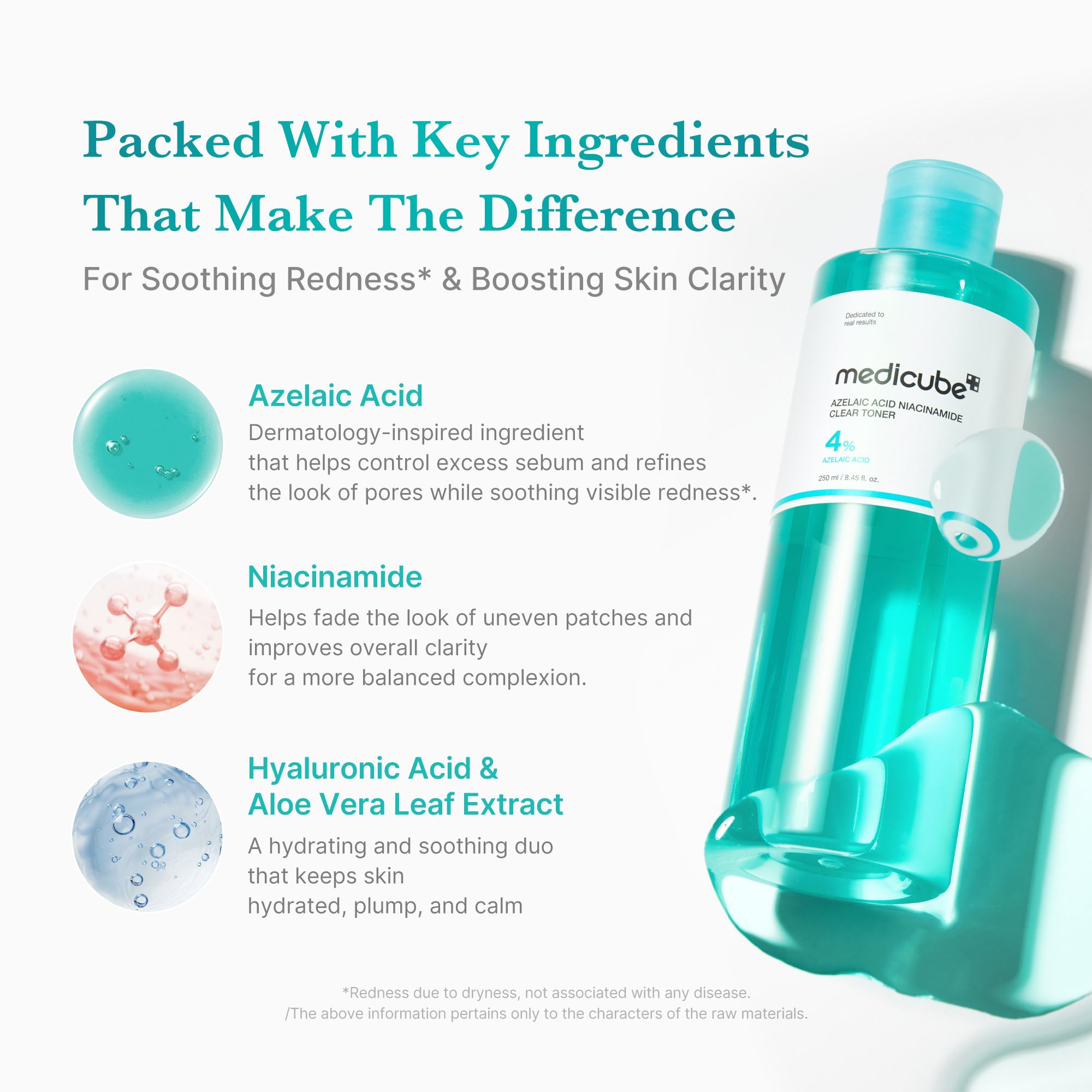 Medicube Toner dispensing pump shot for easy daily application