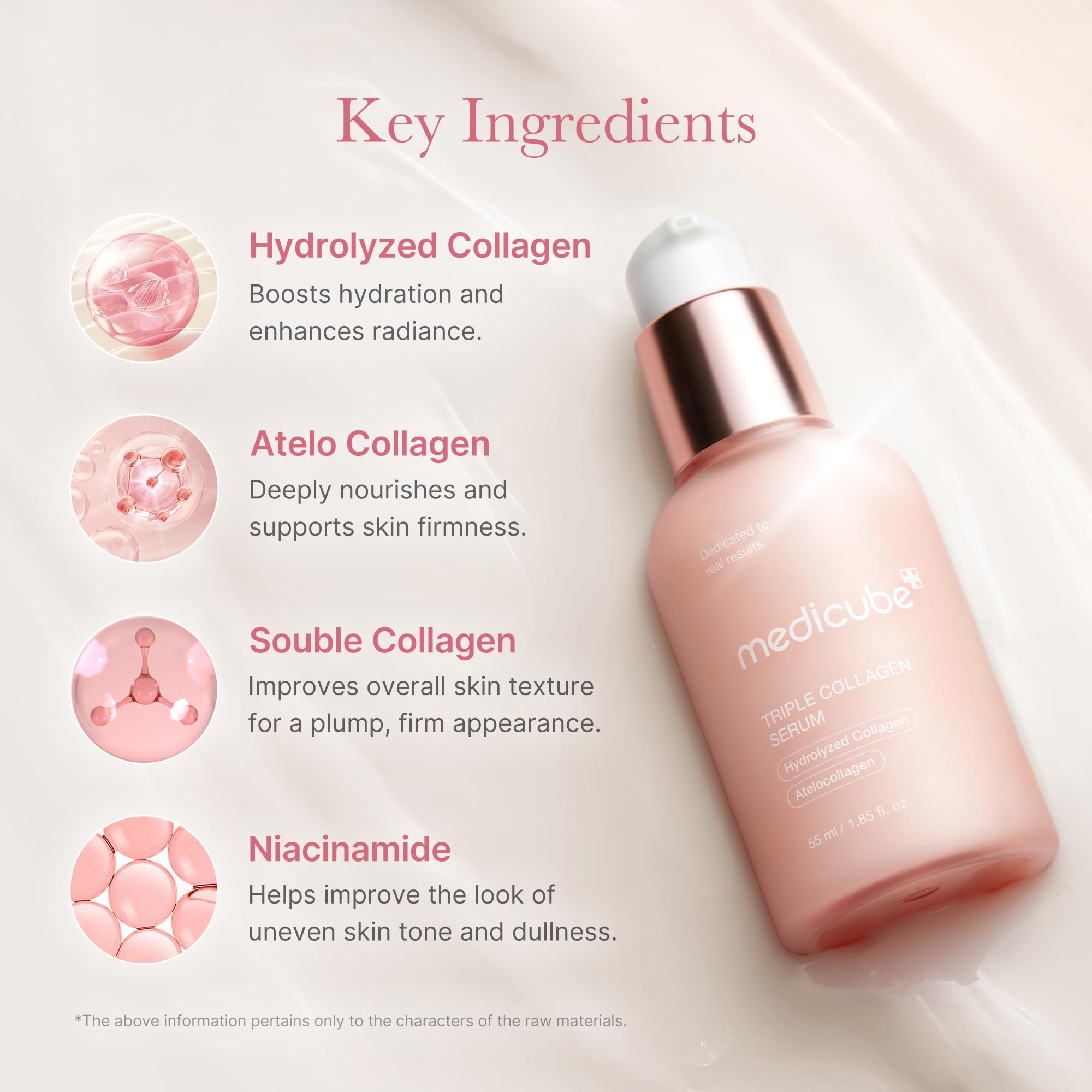 Medicube serum on hand during application demonstrating lightweight feel