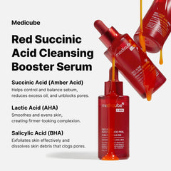 Medicube wash-off exfoliant one-minute routine shot suggests radiant, healthier-looking skin