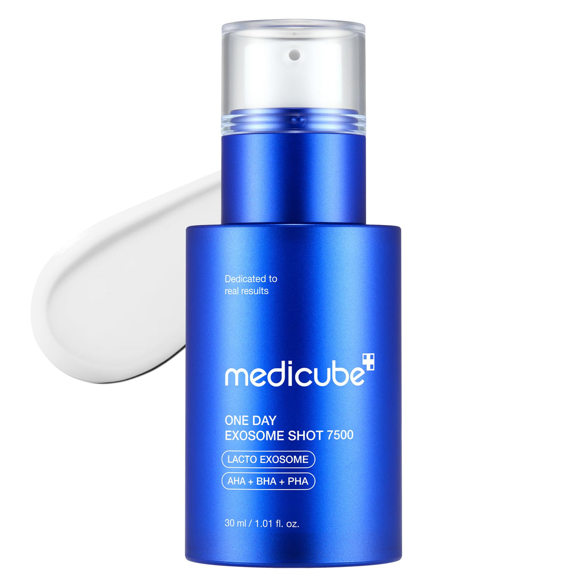 Medicube Zero Exosome Shot bottle closeup highlighting pore-care serum.