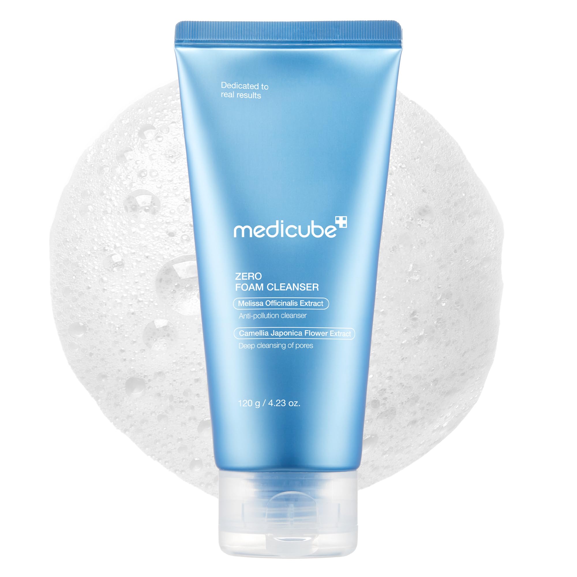 Medicube Zero Foam Cleanser packshot showing a gentle, sensitive-skin formula.