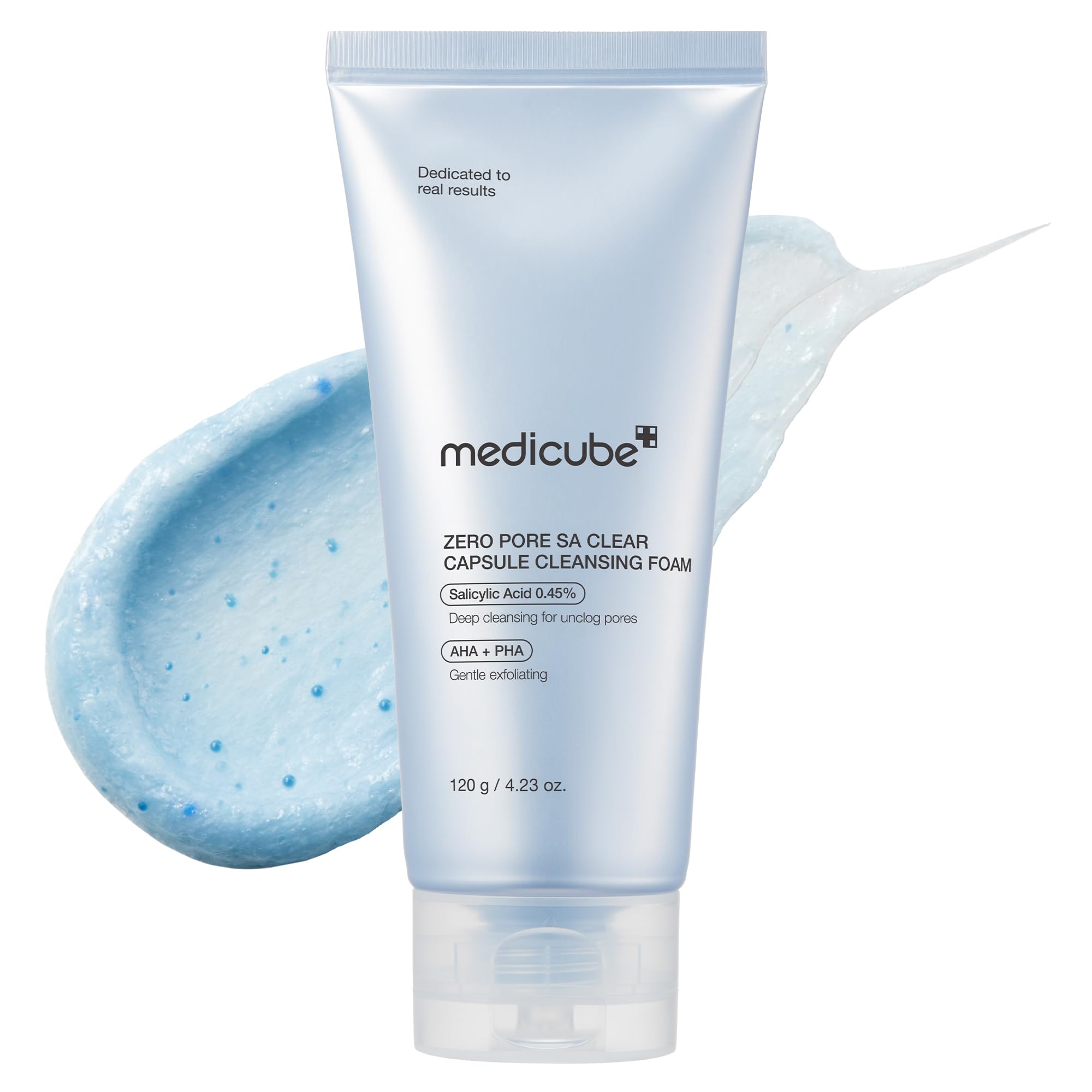 medicube Zero Pore Blue Capsule cleanser bottle ready for daily cleansing