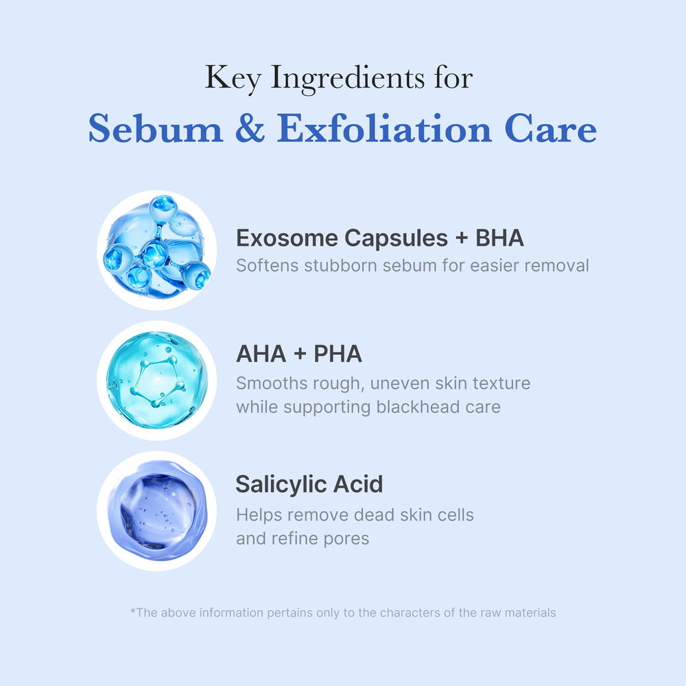medicube Zero Pore foam lather demonstrates silica-based exfoliation for smoother skin