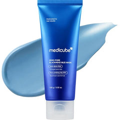 Medicube Zero Pore mud mask clay close-up signals deep cleansing potential.
