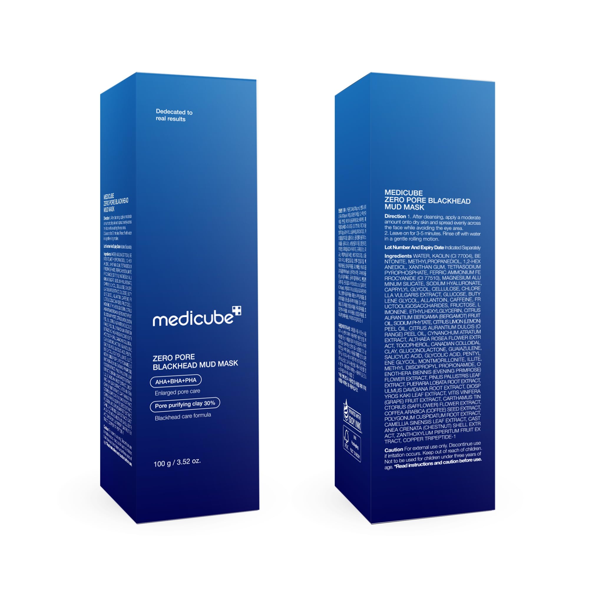 Medicube Zero Pore mud mask sustainable packaging reflects eco-conscious skincare.