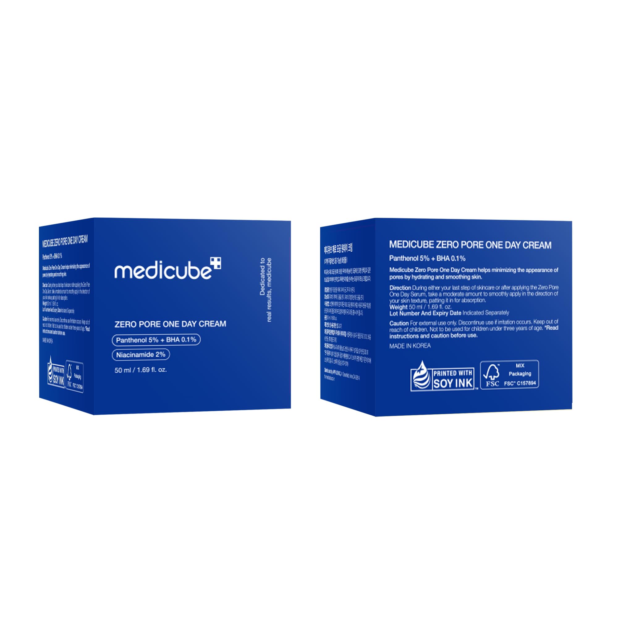 Medicube Zero Pore One-Day Cream morning-evening-use capture encourages consistent routine