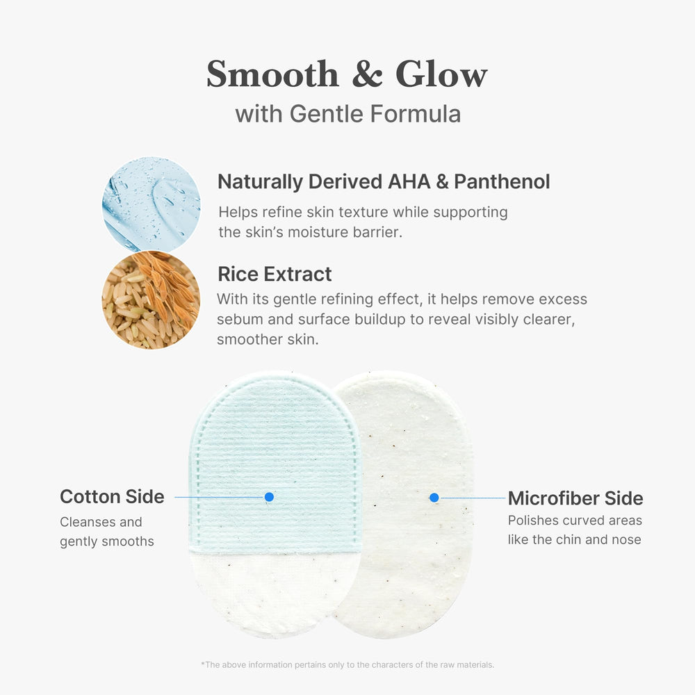 medicube Zero Pore Peel Pads for cheeks gently polish dull patches for radiance