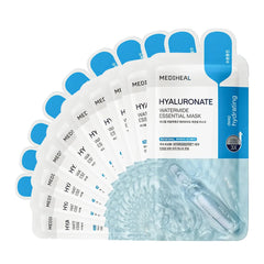 Mediheal Hyaluronate Watermide mask pack close-up highlighting deep hydration potential.