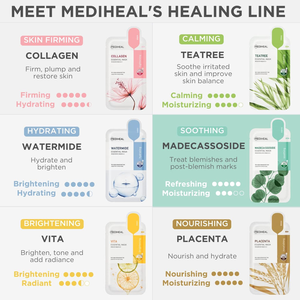 Mediheal FSC-certified carton with soy ink shown for sustainable packaging.