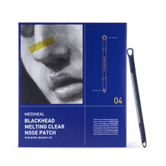 Mediheal Blackhead Melting Nose Patch 4-pack in use for pore improvement