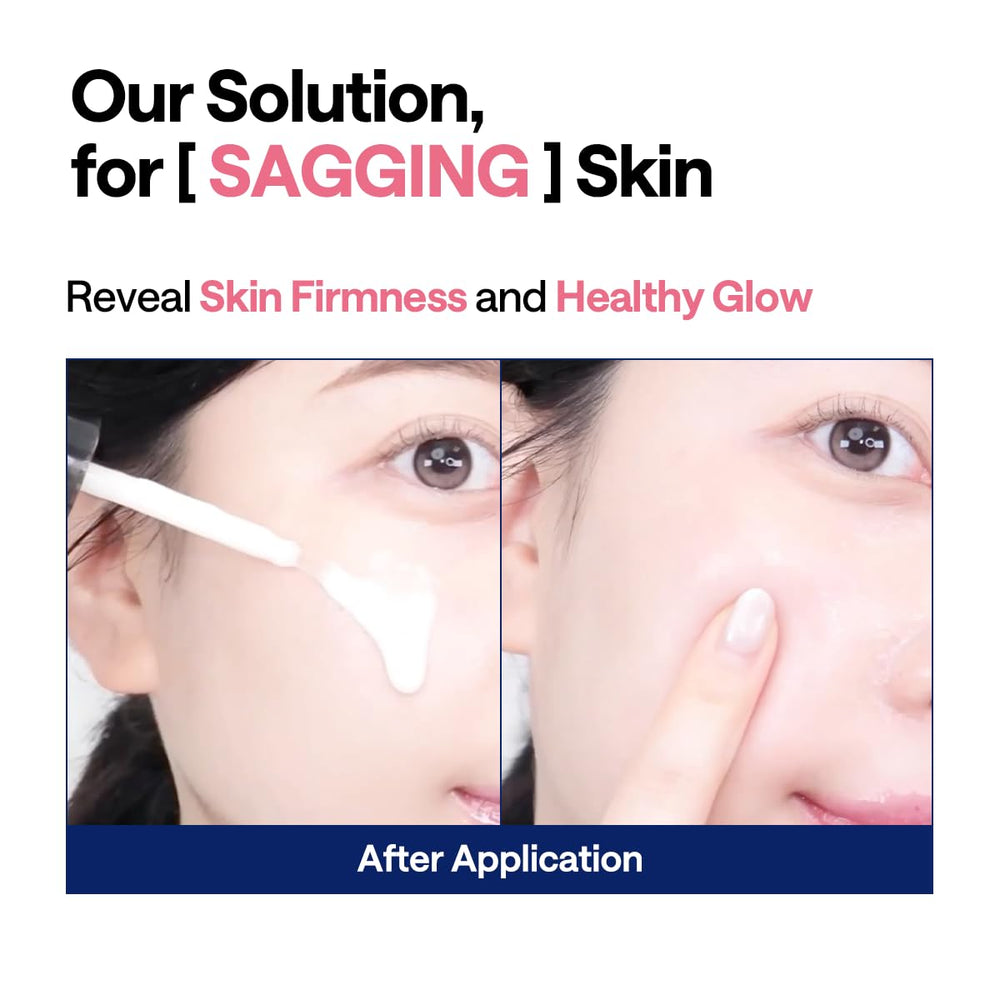 Mediheal Collagen Firming Serum drops on hand illustrating hydrating texture