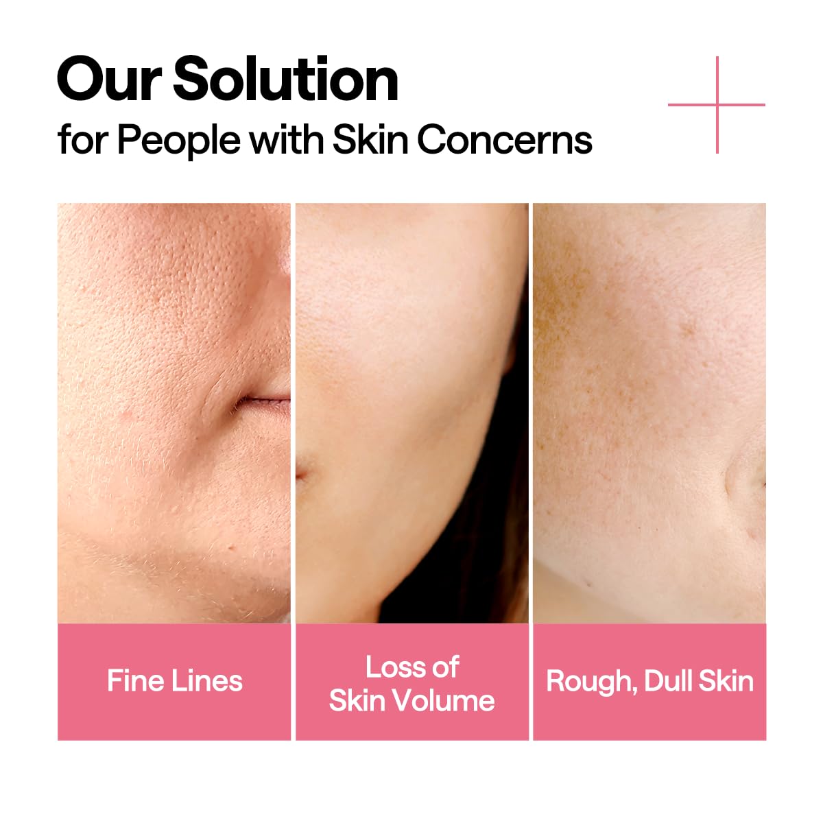 Mediheal Collagen Firming Serum pore-detail close-up highlighting refined pores