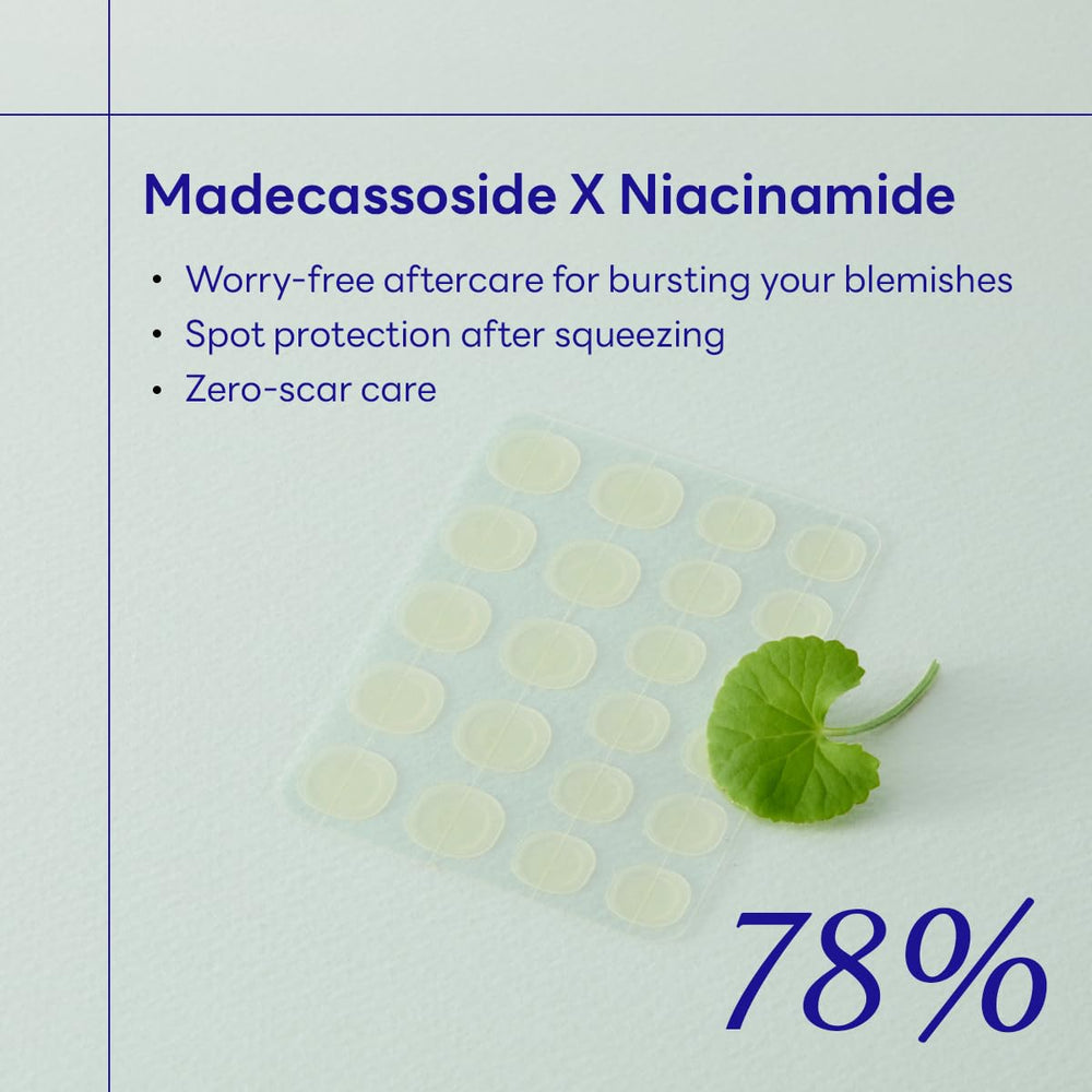 Mediheal Derma Clear beveling design shows secure adhesion without patch lifting.