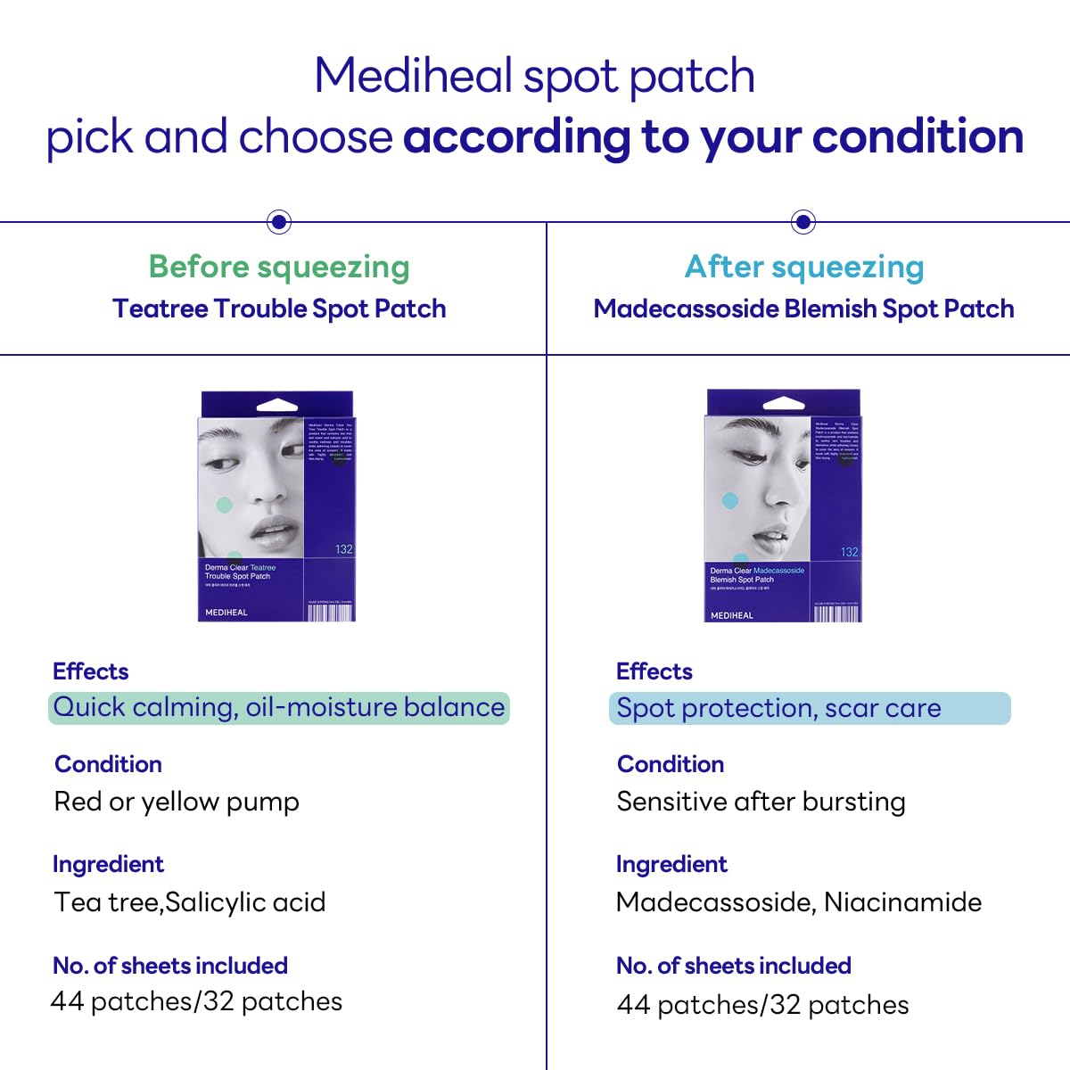 Mediheal Derma Clear Tea Tree Patch being applied on the arm for discreet use.