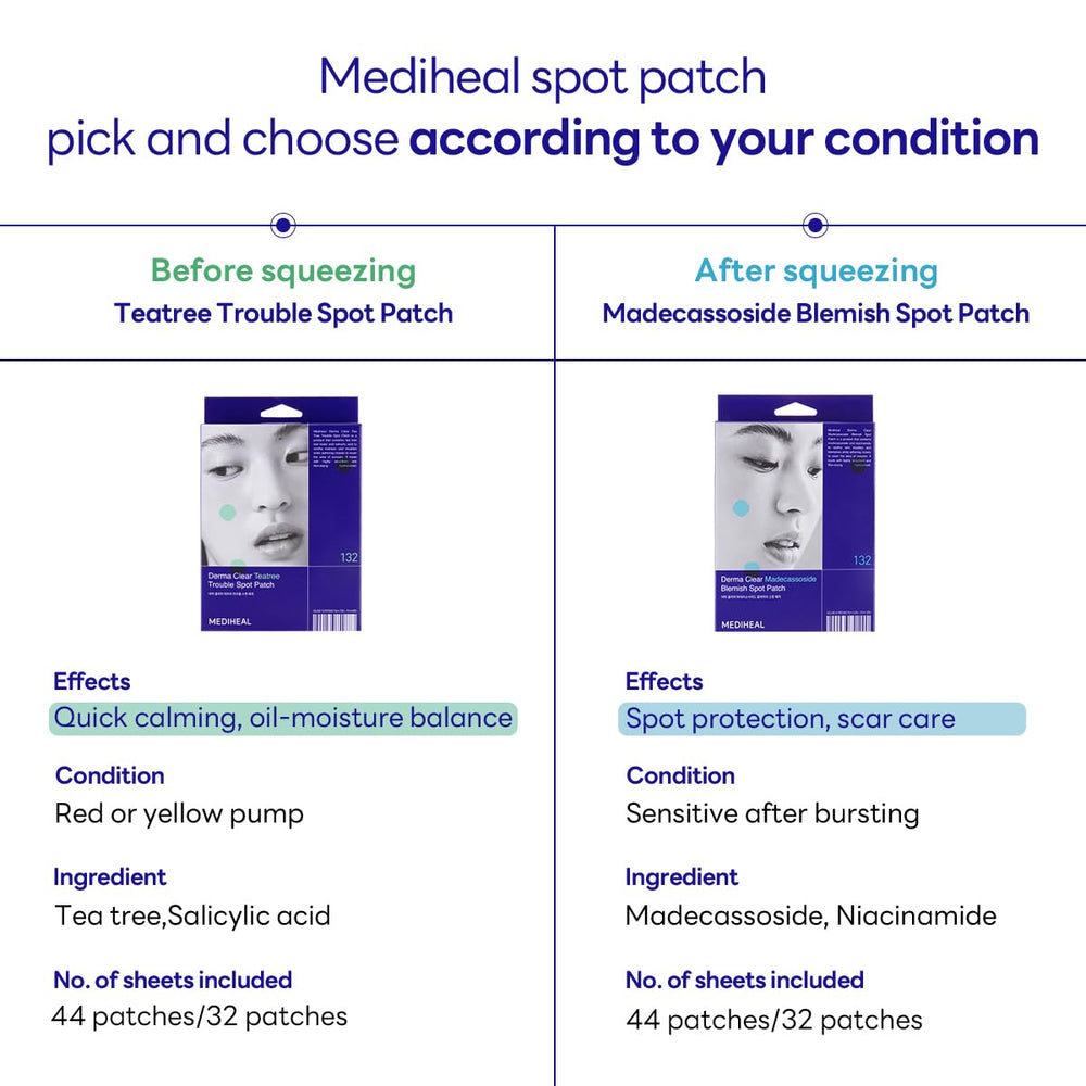 Mediheal Derma Clear Tea Tree Patch being applied on the arm for discreet use.