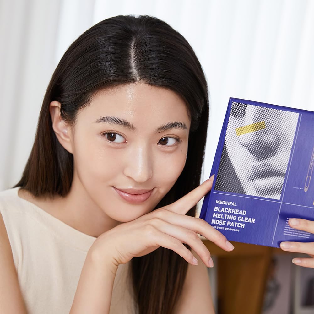Mediheal dual sebum extractor visual showing wide and spot types for cleansing