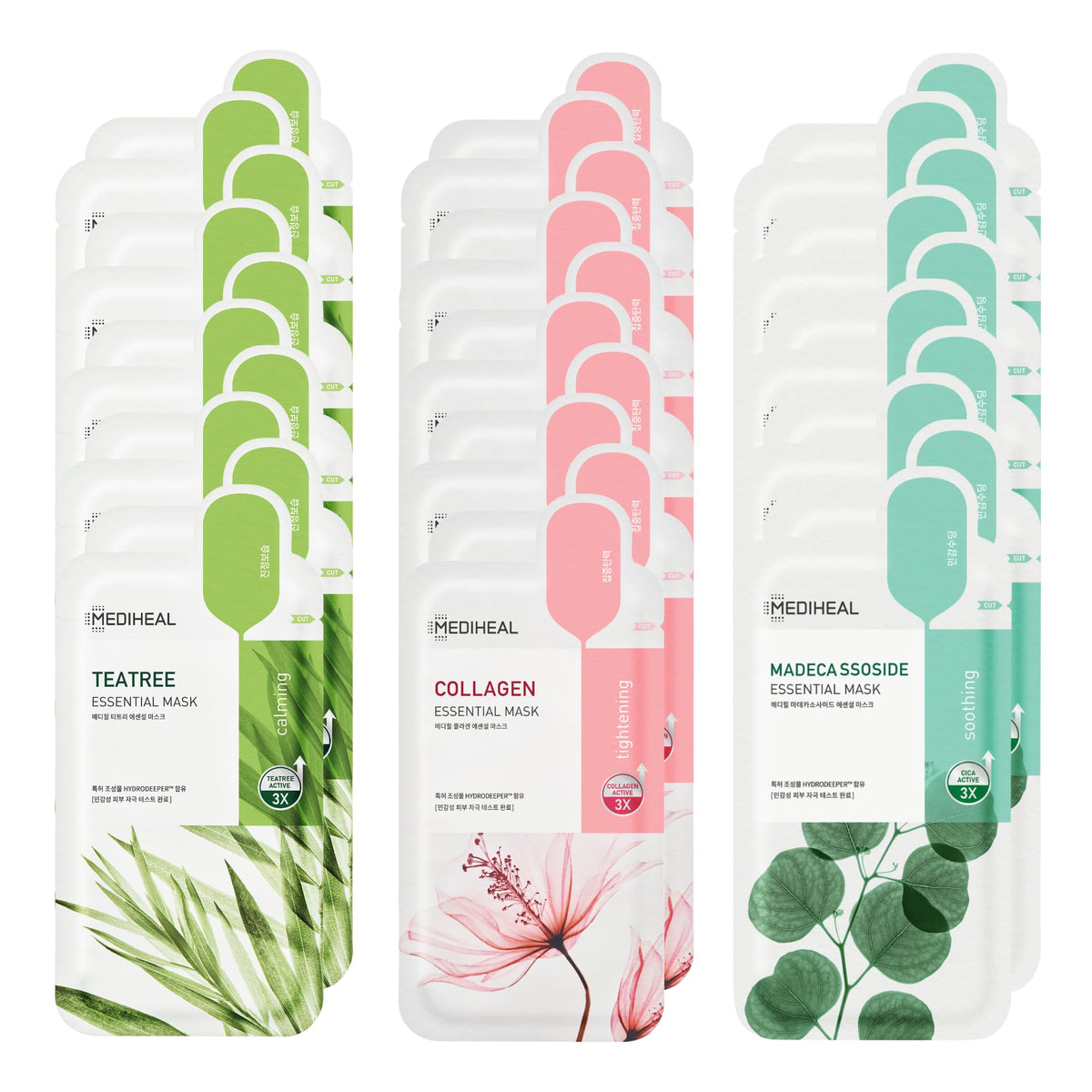Mediheal Hero Collagen mask 30-pack improves firmness and smoothness