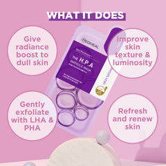 Mediheal HPA Ampoule mask on face demonstrates comfortable 3-layer sheet design