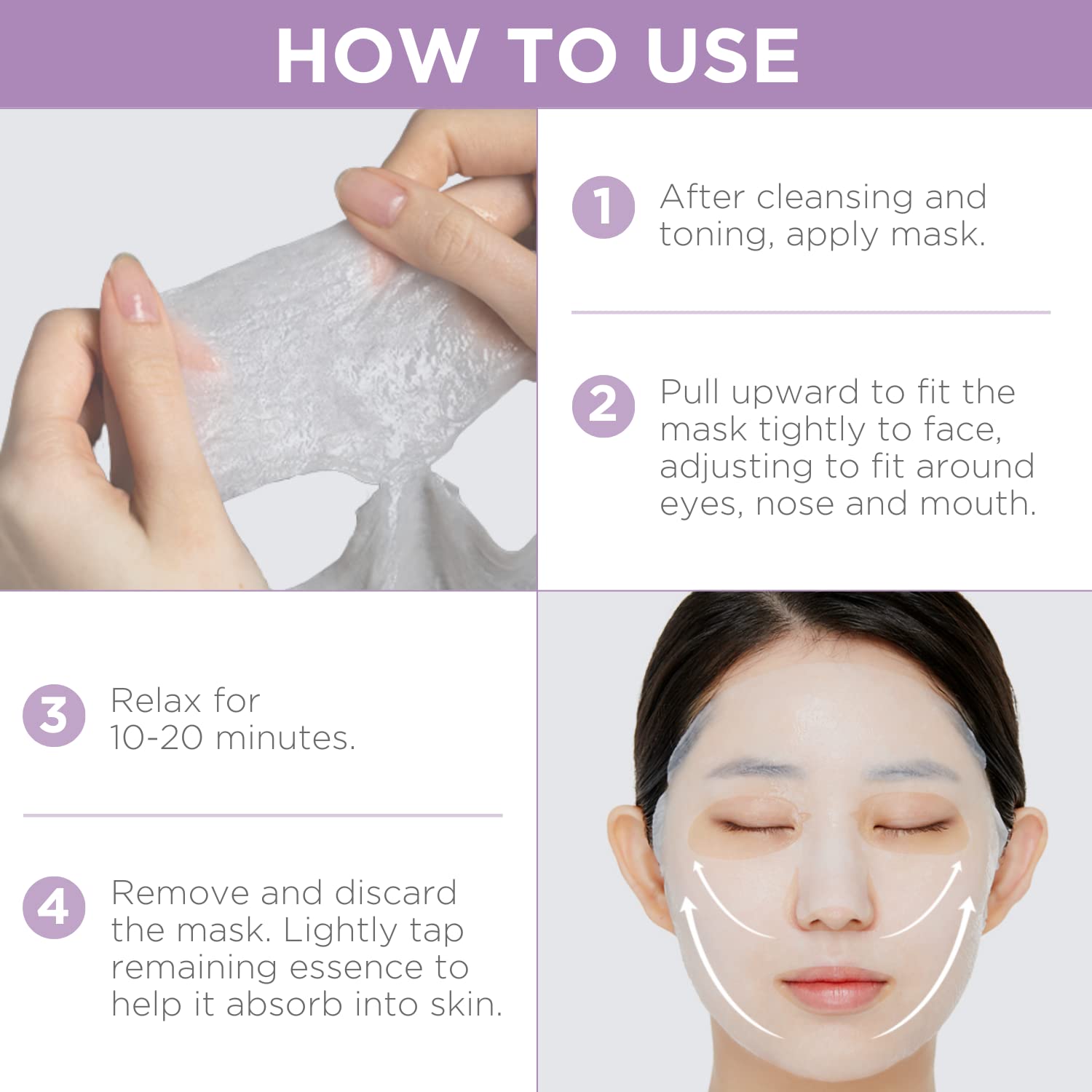 Mediheal HPA Ampoule usage tips illustration highlights 10-20 minute routine