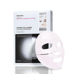 Mediheal Hyper Collagen Real Deep Mask packshot highlights easy at-home care