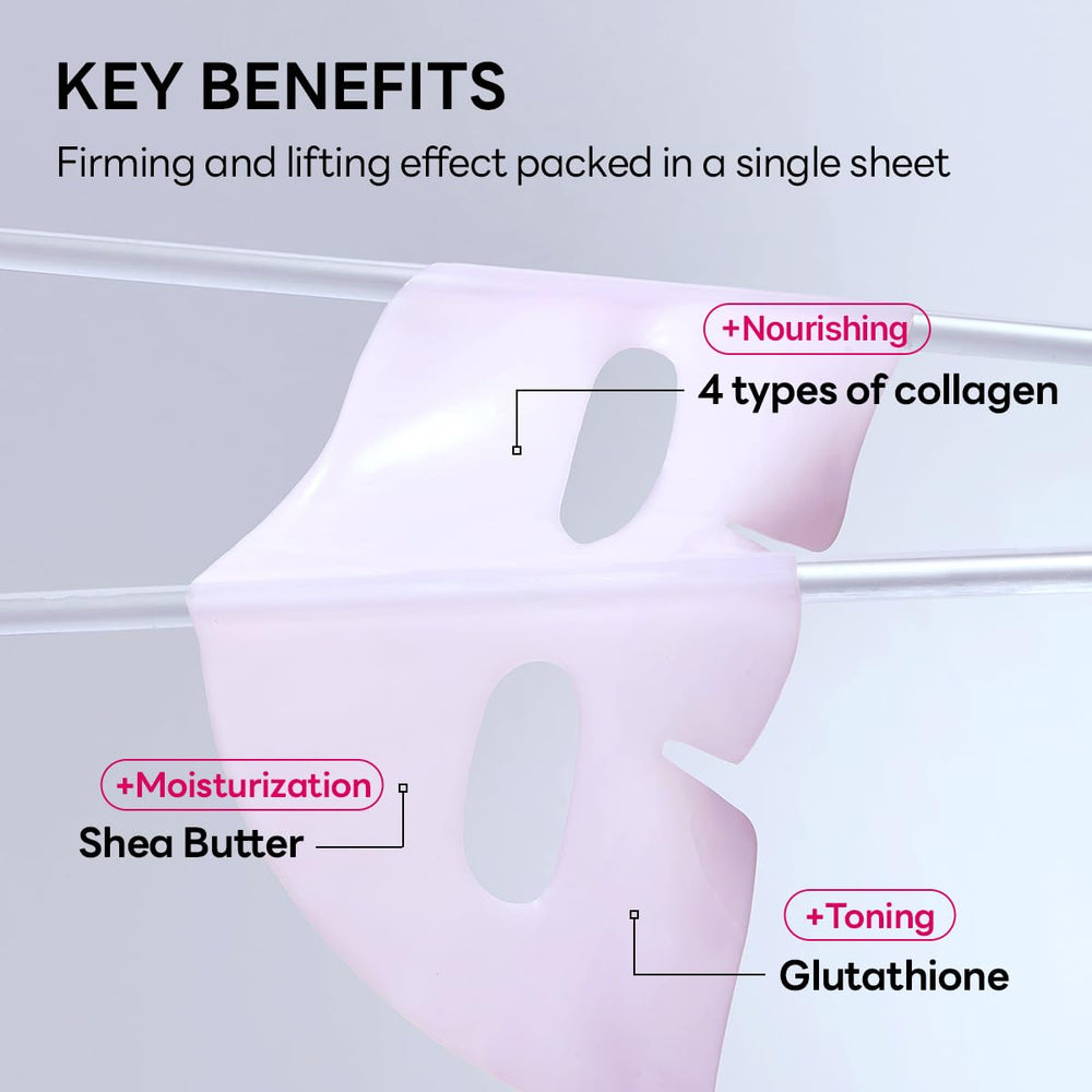 Mediheal Hyper Collagen Real Deep Mask pore-analysis visual suggesting smoother appearance