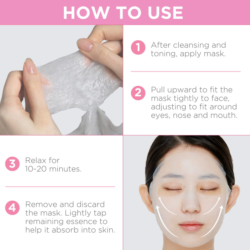 Mediheal IPI Ampoule Mask after use showing brighter, radiant skin