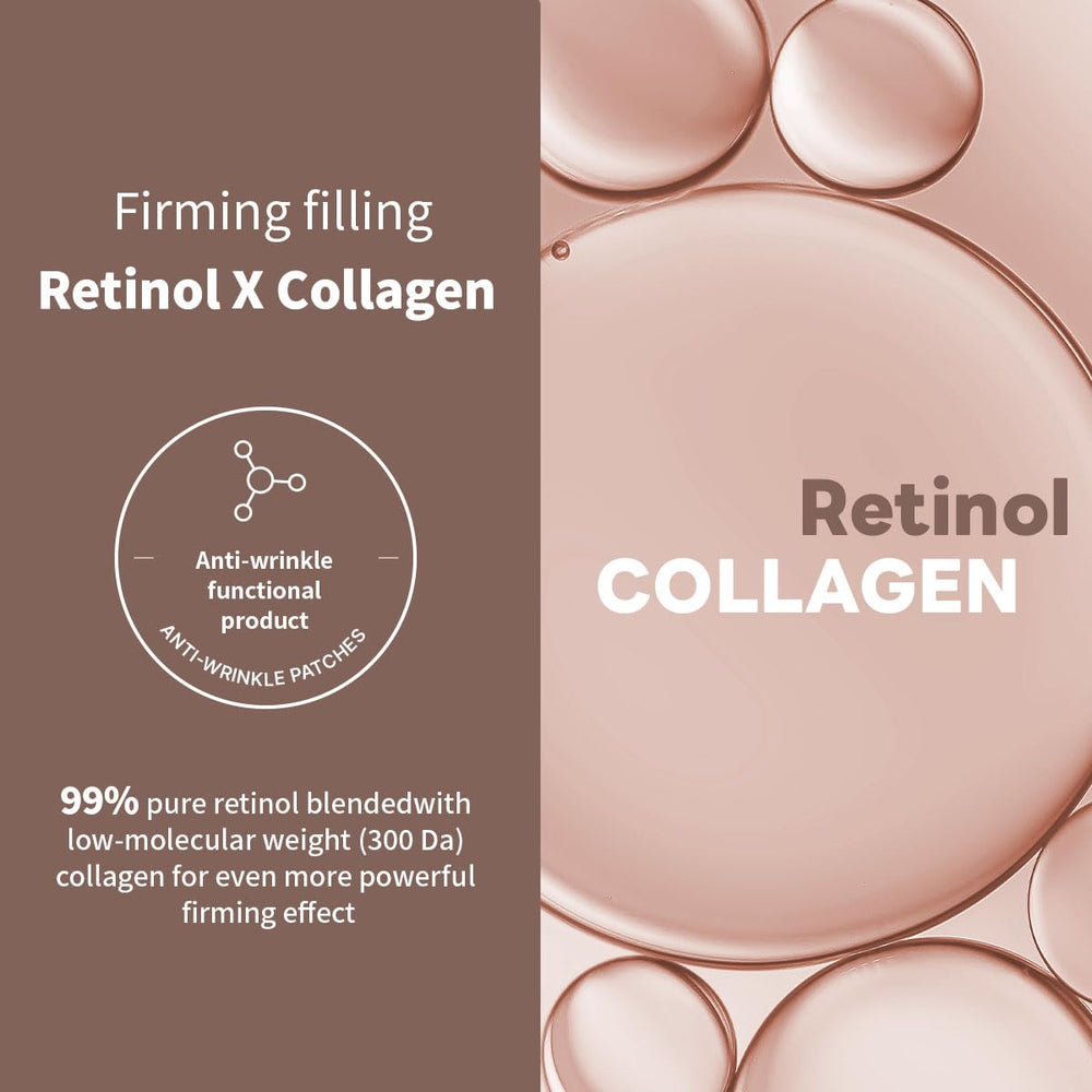 Mediheal Retinol Collagen Cream Lifting Mask retinol collagen micro-particles illustrate skin-improvement potential