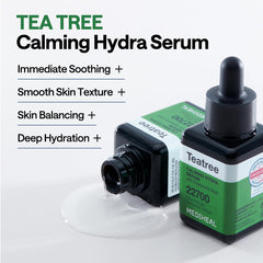 Mediheal Teatree Calming Serum ingredients tea tree and hyaluronic acid for hydration