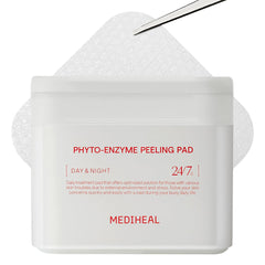 Mediheal Toner Pads Phyto Enzyme pack showing deep cleansing and exfoliation