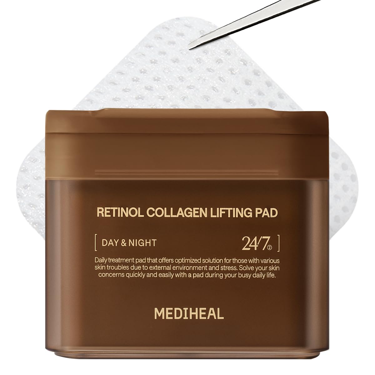 Mediheal Toner Pads Retinol Squares for day-night care offer quick skin conditioning