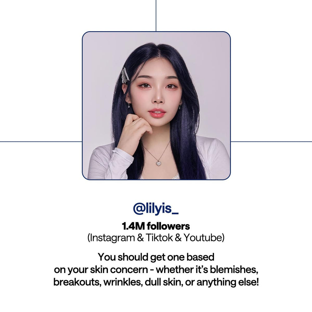 Mediheal sheet mask style application on targeted areas.